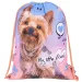 St.Right Grey Yorkie mochila, bolsa de deporte 43x32cm