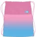 St.Right Mochila de deporte degradado rosa-azul 34x43cm
