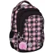 imagen de St.Right Mochila escolar de corazón rosa-negro, mochila BP26 39x27x17cm 1