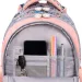 imagen de St.Right My Little Friends Gris York mochila escolar de cuatro compartimentos, mochila 40x28x18cm 5