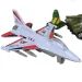 imagen de Super Army: Set de juego militar con vehículos de metal y avión de fricción en dos versiones 10