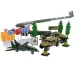 imagen de Super Army: Set de juego militar con vehículos de metal y avión de fricción en dos versiones 2