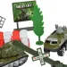 imagen de Super Army: Set de juego militar con vehículos de metal y avión de fricción en dos versiones 8