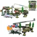 imagen de Super Army: Set de juego militar con vehículos de metal y avión de fricción en dos versiones 1