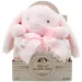 imagen de SweetDreams: Manta y conejito de peluche en color rosa 1
