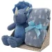 imagen de SweetDreams: Manta y peluche triceratops en color azul 2