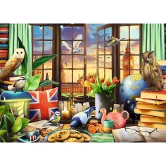 imagen de Tarde inglesa rompecabezas de 1000 piezas Premium plus quality - Trefl 2