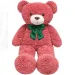 Teddy Greetings: Berry Hugs oso de peluche rojo en caja de regalo 120cm