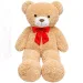 Teddy Greetings: Honey Hugs oso de peluche rojo en caja de regalo de 120cm