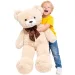 imagen de Teddy Greetings: Snow Wishes oso de peluche caja de regalo roja 120 cm 2