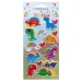 The Littlies: Set de pegatinas 3D en relieve con diseño de dinosaurio en hoja de 10x22cm