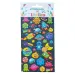 The Littlies: Set de pegatinas 3D en relieve con diseño de nave espacial en hoja de 10x22cm