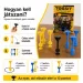 imagen de Tossit Starter Pack azul-amarillo con dardos de silicona con ventosas 3