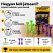 imagen de Tossit Starter Pack lila-verde silicona dardos juego de mesa 3