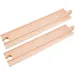Tren de madera largo y recto 2pcs