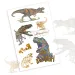 imagen de TyToo: Pegatinas de tatuaje de T-rex de dinosaurio 2