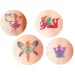 imagen de TyToo: Set de plantillas de tatuajes de brillo de hadas y princesas 22 piezas 2