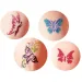 imagen de TyToo: Set de plantillas de tatuajes de purpurina de mariposas 23 piezas 2