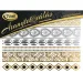 TyToo: Set de tatuajes dorados 21x15cm - Pulsera, tobilleras