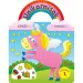 Unicornios - Colorea y pega con pegatinas cuaderno de actividades 1