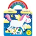 Unicornios - Colorea y pega con pegatinas cuaderno de actividades 2