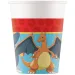 Vasos de papel Pokémon 8 unidades 200ml