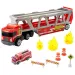 imagen de Vehículo de transporte de bomberos Matchbox con accesorios - Mattel 2