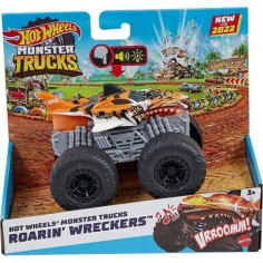 imagen de Vehículo Hot Wheels Monster Trucks Tiger Shark con luces y sonidos 1/43 - Mattel 1