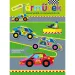 Vehículos con pegatinas - Cuaderno de pegatinas de coches de carrera y motos de carrera
