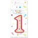 Vela de cumpleaños con puntos 1