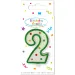 Vela de cumpleaños con puntos 2