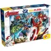 imagen de Vengadores 2 en 1 150 piezas maxi puzzle y colorear 70x50cm - Lisciani 1