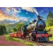 imagen de Viaje en tren entre montañas puzzle de 1000 piezas -Trefl 2