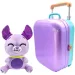 imagen de Viajeros amigos – Lavi Starlight Luz de Luna figura de peluche con maleta y almohada de viaje 2