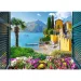 imagen de Vista del lago de Como puzzle de 1000 piezas - Trefl 2
