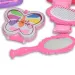imagen de Vouge Girl - Rosa conjunto de belleza de 9 piezas con paletas de maquillaje, secador de pelo y accesorios 3