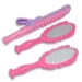 imagen de Vouge Girl - Rosa conjunto de belleza de 9 piezas con paletas de maquillaje, secador de pelo y accesorios 4