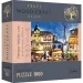 Wood Craft: Calle francesa de 1000 piezas rompecabezas de madera premium - Trefl