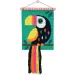 imagen de WowBox: Kit de decoración de pared de macramé con diseño de tucán 2