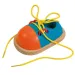 imagen de Zapato de madera colorido con cordones - Woodyland 1